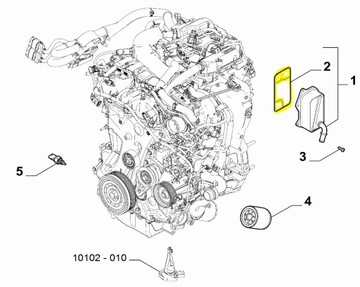 Uszczelka chłodniczki oleju Alfa Romeo Stelvio 2.0