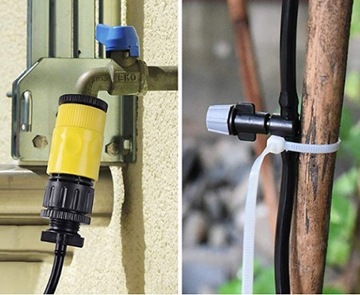 ZESTAW do NAWADNIANIA ZRASZACZ KURTYNA WODNA MGIEŁKA BRYZA WODNA