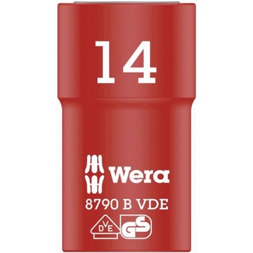 WERA nasadka VDE 14 mm 3/8 cala izolowana Zyklop 8790 B 05004958001