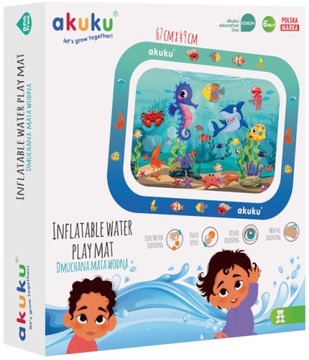 Водный коврик Akuku INFLATABLE SENSORY для КУПАНИЯ