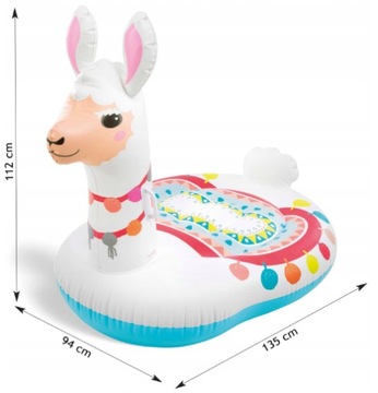 НАДУВНОЙ МАТРАС INTEX LAMA ОСТРОВ ДЛЯ ПЛАВАНИЯ 135 СМ