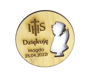 PAMIĄTKA MAGNES I KOMUNIA ŚWIĘTA PREZENT IHS ME11