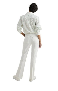 Tommy Hilfiger WW0WW38164-YBR, spodnie damskie białe, r.32/28