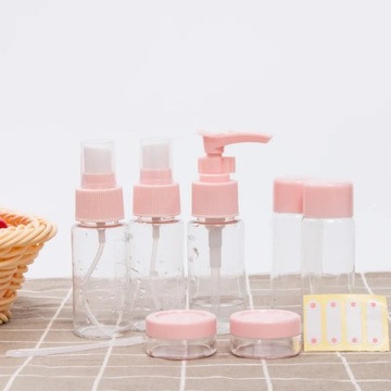 3/4/6/7/11шт дорожный многоразовый набор пустых флаконов для духов, косметика