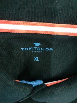 KOSZULKA Tom Tailor Polo Czarny XL T12E132
