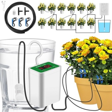 АВТОМАТИЧЕСКАЯ СИСТЕМА ПОЛИВА РАСТЕНИЙ ДЛЯ БАЛКОННЫХ ГОРШКОВ НА 12 РАСТЕНИЙ