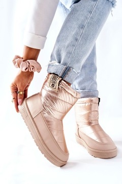 ЖЕНСКАЯ ЗИМНЯЯ ОБУВЬ BIG STAR, СНЕЖНЫЕ БОТИНКИ С УТЕПЛЕНИЕМ