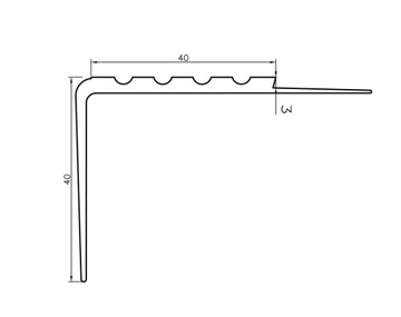 STAME Profile Сборка 1,5 млн. Серый, 40x40, Nosek