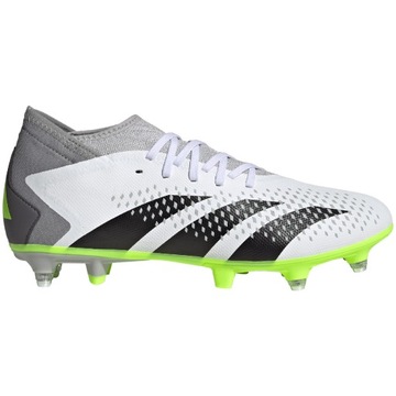 Buty korki Adidas Predator Accuracy.3 SG biało-szaro-zielone r. 41 1/3