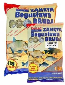 Zanęta KOSZYK FEEDER CZARNY 3kg POPULARNA Boland Bruda ZA-PO318