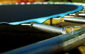 БЕЗОПАСНЫЙ батут для дома, сада, 244 СМ, ЛЕГКАЯ СБОРКА, с сеткой 8 футов.