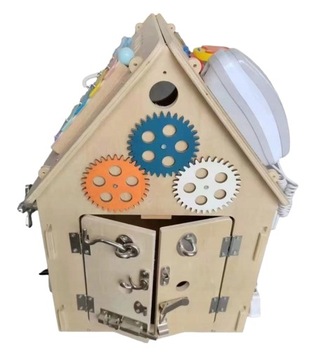 Деревянный домик-куб для манипуляций с телефоном размера XXL