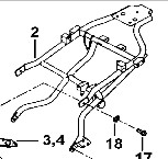 STELAŻ RAMY RAMA TYŁ TYLNA Quad TGB TARGET 250/325