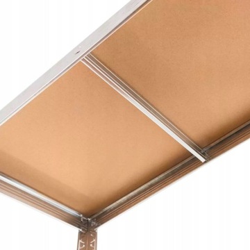 SOLIDNY STABILNY METALOWY REGAŁ MAGAZYNOWY DO GARAŻU PIWNICY 5 PÓŁEK