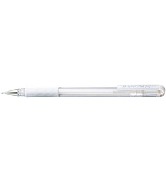 Długopis żelowy Pentel HYBRID GEL K118 BIAŁY