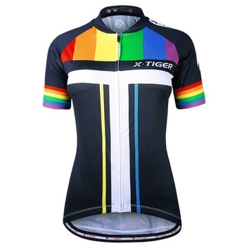 KOSZULKA ROWEROWA KOLARSKA ODDYCHAJĄCA DOPASOWANA