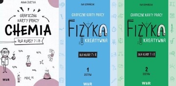 Chemia+ Fizyka Graficzne karty pracy klasy 7 i 8