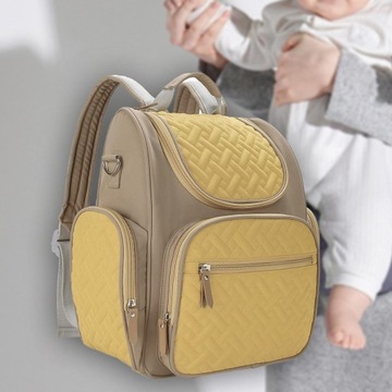Torba na pieluchy Plecak Torba na ramię z boczną kieszenią Torba na pieluchy Baby brown