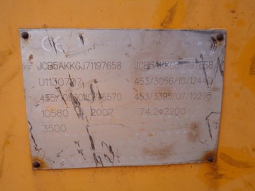 Телескопический погрузчик с телескопической стрелой JCB 535-140, рама, детали кабины