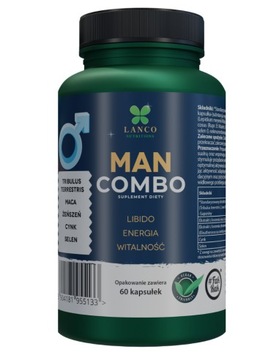 Na libido dla mężczyzn Lanco Nutritions Man Combo 60 kapsułek