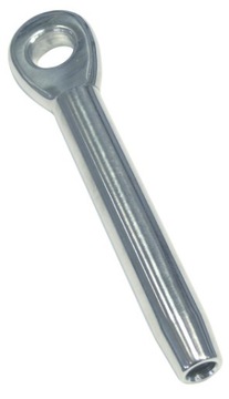 KOŃCÓWKA OCZKOWA DO ZAWALCOWANIA 8281 INOX A4 4mm