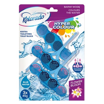 Zawieszka WC Kolorado Hyper colour barwiaca wodę toaleta kwiatowa