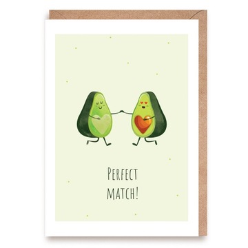 KARTKA okolicznościowa EKO koperta KARNET Awokado