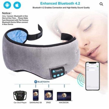 Повязка на голову для сна с музыкальными наушниками Bluetooth
