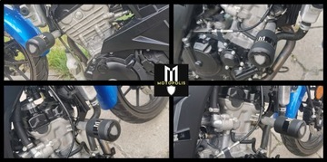 SUZUKI GSX-S 125 GSXS GSX S - ТВЕРДЫЕ АВАРИЙНЫЕ НАКЛАДКИ