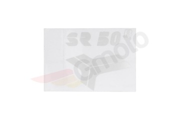 Серая наклейка на крышку скутера Simson SR50