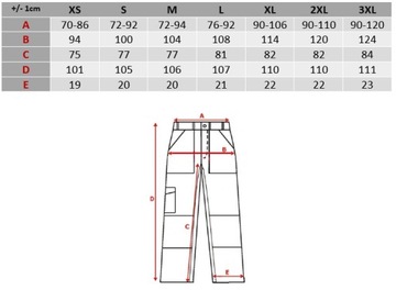 Брюки для экстренной медицинской помощи Paramedic XL