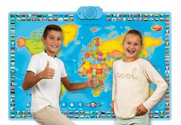 Dumel GLOBUS Mapa Świata Interaktywna UCZY MÓWI 6+