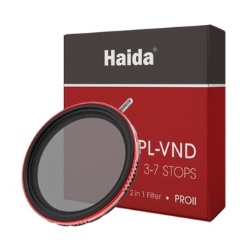 Filtr Haida PROII VND - CPL (3-7stop) 77mm