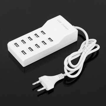 УДЛИНИТЕЛЬ СЕТЕВОЙ РАЗЪЕМ ПИТАНИЯ 5 В + ЗАРЯДНОЕ УСТРОЙСТВО USB 10X