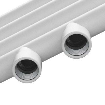 GRZEJNIK ŁAZIENKOW KALORYFER NOWOCZESNY DRABINKOWY BIAŁY 80x40 cm RAVEN