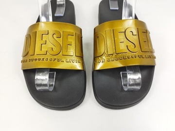 Diesel KLAPKI Sa-Mayemi W Y02580 P4186 H2582 Black/Gold roz 40