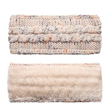 ТЕПЛАЯ ЗИМНЯЯ ПОВЯЗКА НА ГОЛОВУ, 2 ШТ.