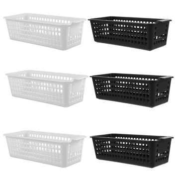 Мини пластиковая корзина Узкая корзина для хранения на поддоне