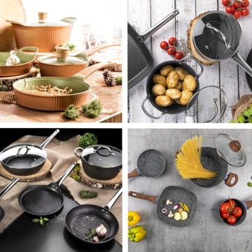 Patelnia FLORINA Lava Stone 20 cm INDUKCJA