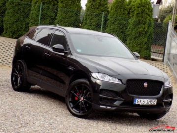 Jaguar F-Pace SUV 2.0 i4D 180KM 2017 Jaguar F-Pace BLACK 180KM 4x4 Kamera Led Skora Ambiente 2.0 Diesel 180KM, zdjęcie 1
