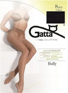 Gatta HOLLY letnie rajstopy 8den nero 4