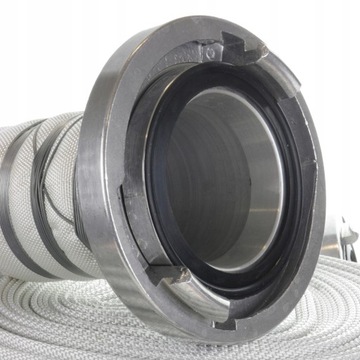 Wąż strażacki parciany wzmacniany do nawadniania STORZ 4 cale 100mm 20m W