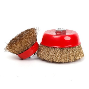 ЩЕТКА ДЛЯ КНОПКИ ЛАТУННАЯ ПРОВОЛОКА М14 75мм