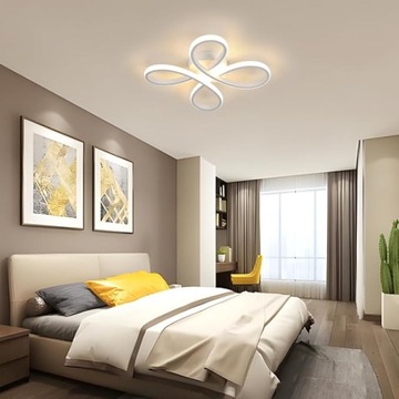 LAMPA WISZĄCA SUFITOWA NOWOCZESNA LED PLAFON ŻYRANDOL SYPIALNIA 30W