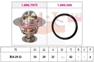 EPS 1.880.797 TERMOSTAT KAPALINA CHLADÍCÍ
