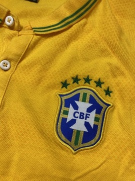 BRAZYLIA BRAZIL NIKE BAWEŁNIANE ŻÓŁTE POLO /XL