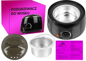 DEPILACJA PODGRZEWACZ DO WOSKU TWARDEGO ZESTAW XXL
