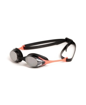 Okulary startowe Arena COBRA SWIPE MIRROR SILVER-CORAL