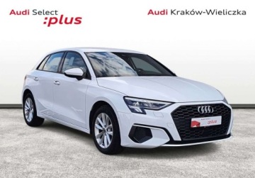Audi A3 8Y Sportback 2.0 30 TDI 116KM 2022 Audi A3 Sportback Asystent parkowania, kamera cofania, czujniki pt, LED, s, zdjęcie 6