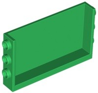 Lego 98280 panel 1x6x3 zielony 1 szt N